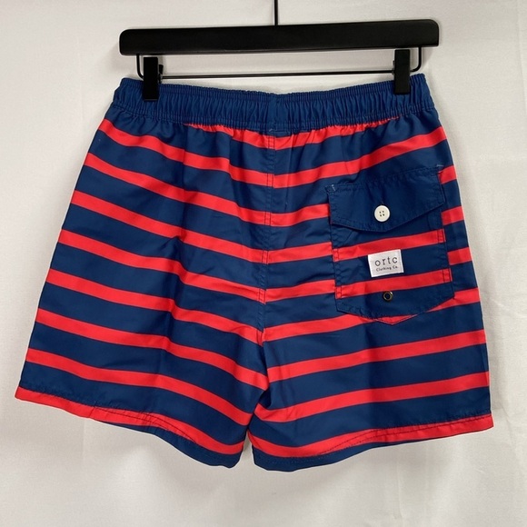 ORTC Port Willunga Stripe Swim Trunks Red & Blue Size XS (28) NWT - Picture 4 of 7